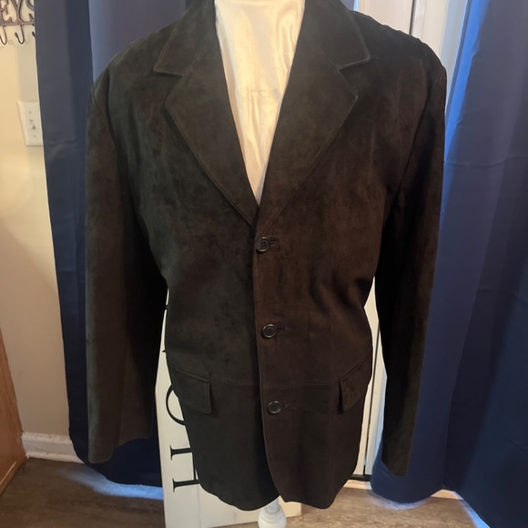 RARE Pendleton 100% Leather Sport Coat Jacket - Picture 2 of 6